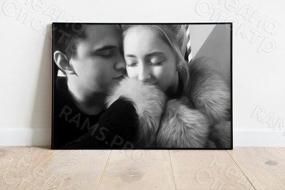 Фотокартина на холсте 50х40см «Это любовь» — фото