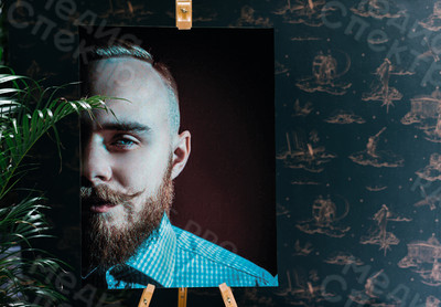 Фотокартина на холсте 50х70см «Портрет мужчины» — фото