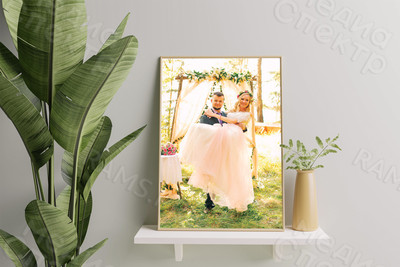 Фотокартины на холсте 30х40см, 40х30см «Свадьба» — фото