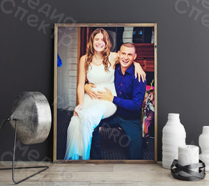 Фотокартина на холсте 50х70см «Счастливые влюбленные» — фото 3