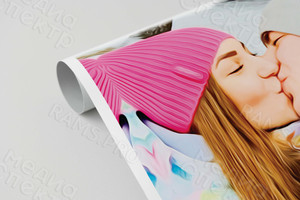 Фотокартина на холсте 50х40см «Поцелуй» — фото 2