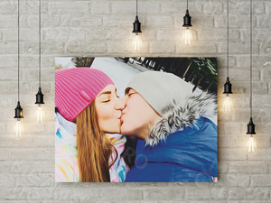 Фотокартина на холсте 50х40см «Поцелуй» — фото 1