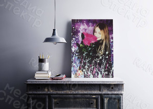 Фотокартина в стиле дрим-арт 40х50см «Девушка с розами» — фото 1