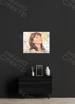 Фотокартина в стиле дрим-арт на холсте 60х40см «Мечты девушки» — фото 1