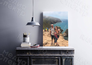 Фотокартина на холсте 40х60см «Пара в горах» — фото 3