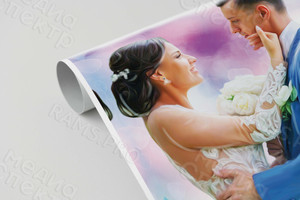 Фотокартина в стиле дрим-арт на холсте 50х70см «Жених и невеста» — фото 2