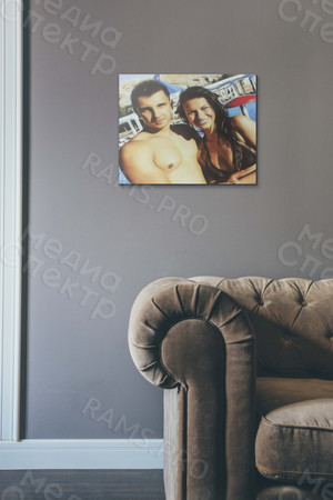 Фотокартина в стиле дрим-арт на холсте 70х50см «Влюбленные на отдыхе» — фото 3