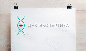 Отрисовка логотипа «ДНК-ЭКСПЕРТИЗА» — фото 1