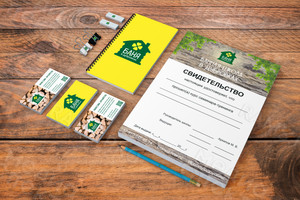 Логотип и фирменный стиль «БАНЯ в Дубровках» — фото 1