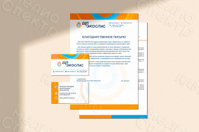 Логотип и фирменный стиль для компании «ЕХП-ЭКОСПАС» — фото