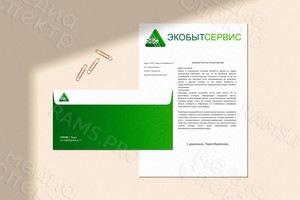 Разработка логотипа и фирменного стиля для компании «ЭкоБытСервис» — фото 1