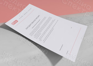 Фирменный бланк компании «PROFрацион» — фото 3