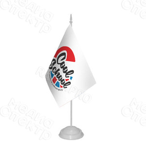 Флажки настольные с логотипом ЯЦ «COOL SCHOOL» — фото 3