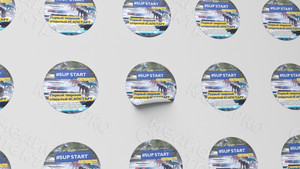 Наклейки на медали для спортивных соревнований — фото 1