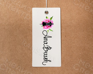 Разработка логотипа для авторского ателье дизайнерской одежды бренда «Ana Brush» — фото 1