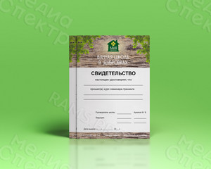 Свидетельство А4 «Банная школа в Дубровках» — фото 2