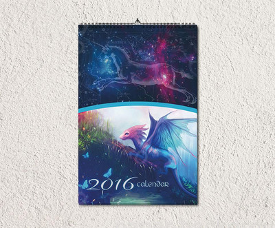Календарь А3 настенный дизайнерский 2016 — фото