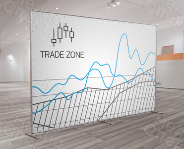 Press wall 3х2,2м «Trade Zone Camp» — фото