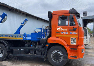 Оклейка спецавтотранспорта КАМАЗ «Эко-Сервис» — фото 2