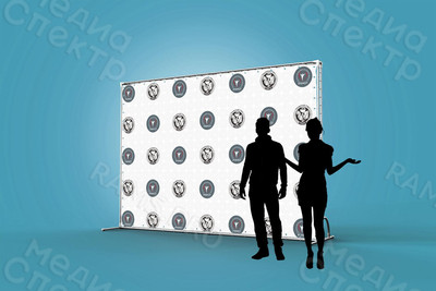 Press-wall 3х2м для видеоконференции ГМУ 19-20.10.2021 — фото