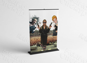 Press wall 1.5х2м «Микрофоны» — фото 2