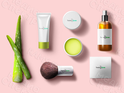 Логотип и фирменный стиль бренда косметики ручной работы «Koala Green» — фото