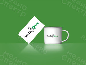 Логотип и фирменный стиль бренда косметики ручной работы «Koala Green» — фото 4