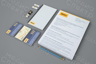 Логотип и фирменный стиль для компании «ЮККА» — фото