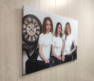 Фотокартина 80х50см на подрамнике «Три подруги» — фото 5