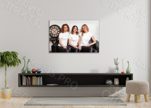 Фотокартина 80х50см на подрамнике «Три подруги» — фото 1