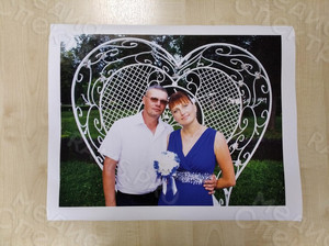 Печать на холсте для картины 40х30см «Свадьба» — фото 4