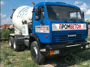 Наклейки на миксер-бетоносмеситель КАМАЗ — фото 1