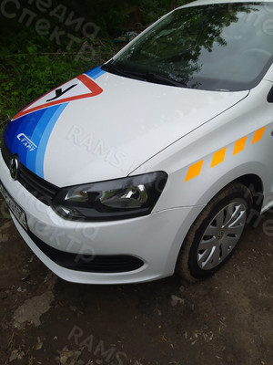 Брендирование Фольксваген ПОЛО в кузове 2020г. для автошколы «СТАРТ» — фото 8