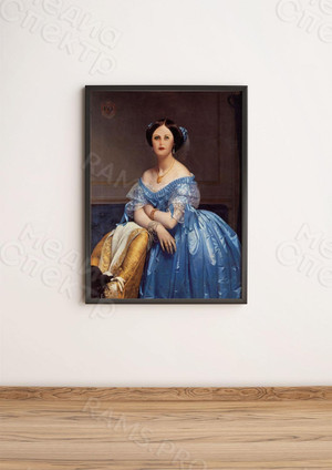 Картина-фотомонтаж – портрет в историческом стиле «Княгиня» — фото 2