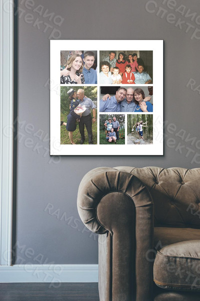 Картина-фотоколлаж из 6 фото — фото