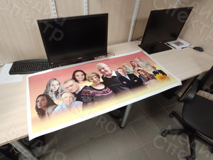 Картина-фотоколлаж 120х50см – подарок на золотую свадьбу — фото 8