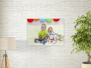 Фотокартина 40х30см «Дети с шарами» — фото 3