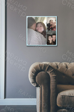 Картина-фотоколлаж 50х50см из 3-х фото — фото 2