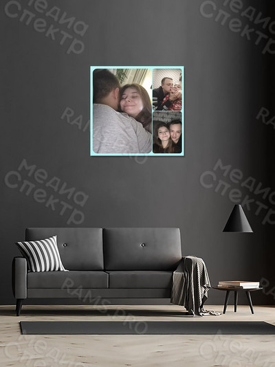 Картина-фотоколлаж 50х50см из 3-х фото — фото
