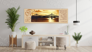 Картина-фотопостер «Тверь. Мост на закате» — фото 2