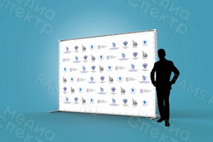 Press Wall - фотозона для конференции в ТВГУ 24-26.11.2023 (3х2м) — фото 4