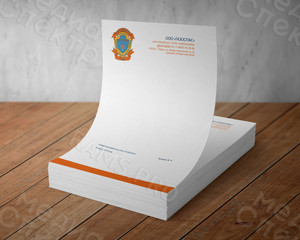 Фирменный бланк компании «ГАЗОСПАС» — фото 3