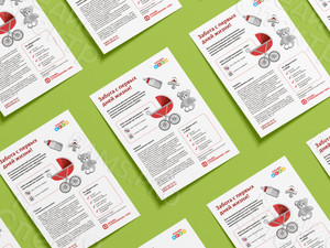 Купон-листовка А5 «АльфаСтрахование-ОМС» АльфаБеби 2023 — фото 2