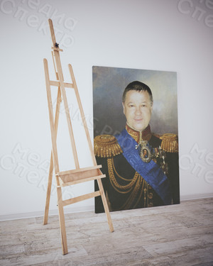 Фотокартина-монтаж на холсте 60х80см «Генерал» — фото 1