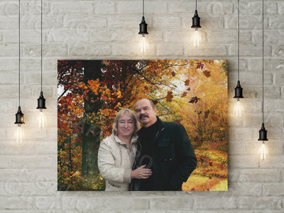 Фотокартина-монтаж на холсте 80х60см «Юбиляры» — фото