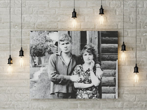 Фотокартина на холсте 40х30см «Фото родителей» — фото 1