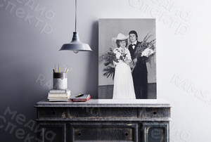 Фотокартина на холсте 40х60см «Маме 55 лет» — фото 2