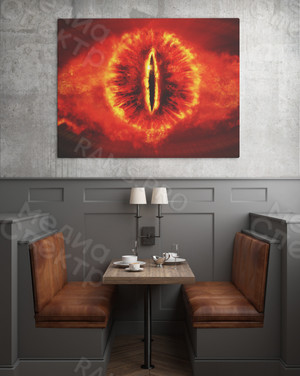 Фотокартина на холсте 60х40см «Глаз Саурона» — фото 1