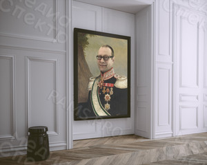 Фотокартина-монтаж на холсте 30х40см «Генерал Олег» — фото 2