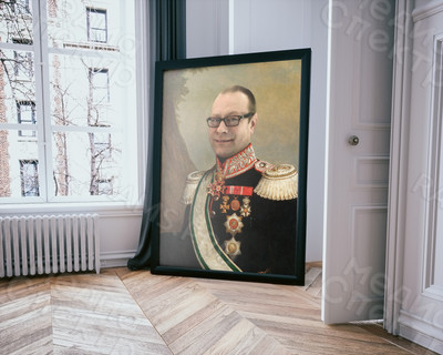 Фотокартина-монтаж на холсте 30х40см «Генерал Олег» — фото